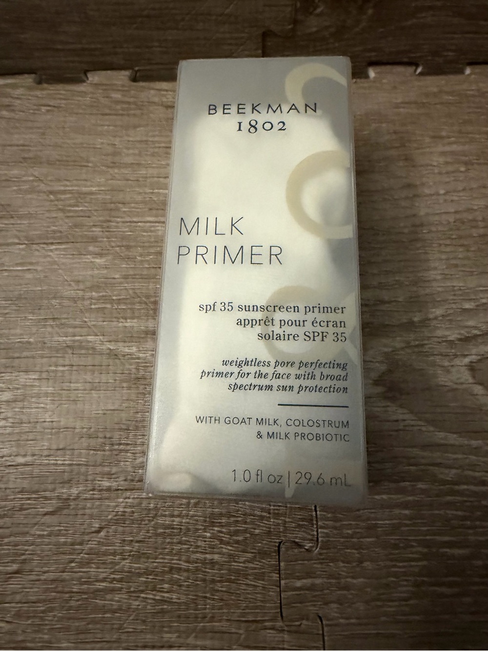 Beekman 1802 Milk Primer SPF 35 Weightless Pore Perfecting 1 oz EXP 1/23 NEW NWB